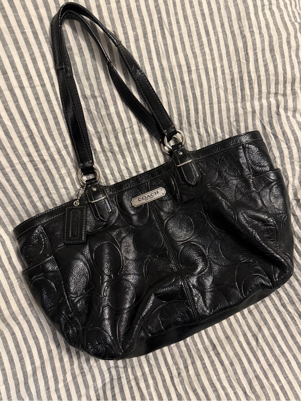 Coach Gallery Patent Leather Tote Bag